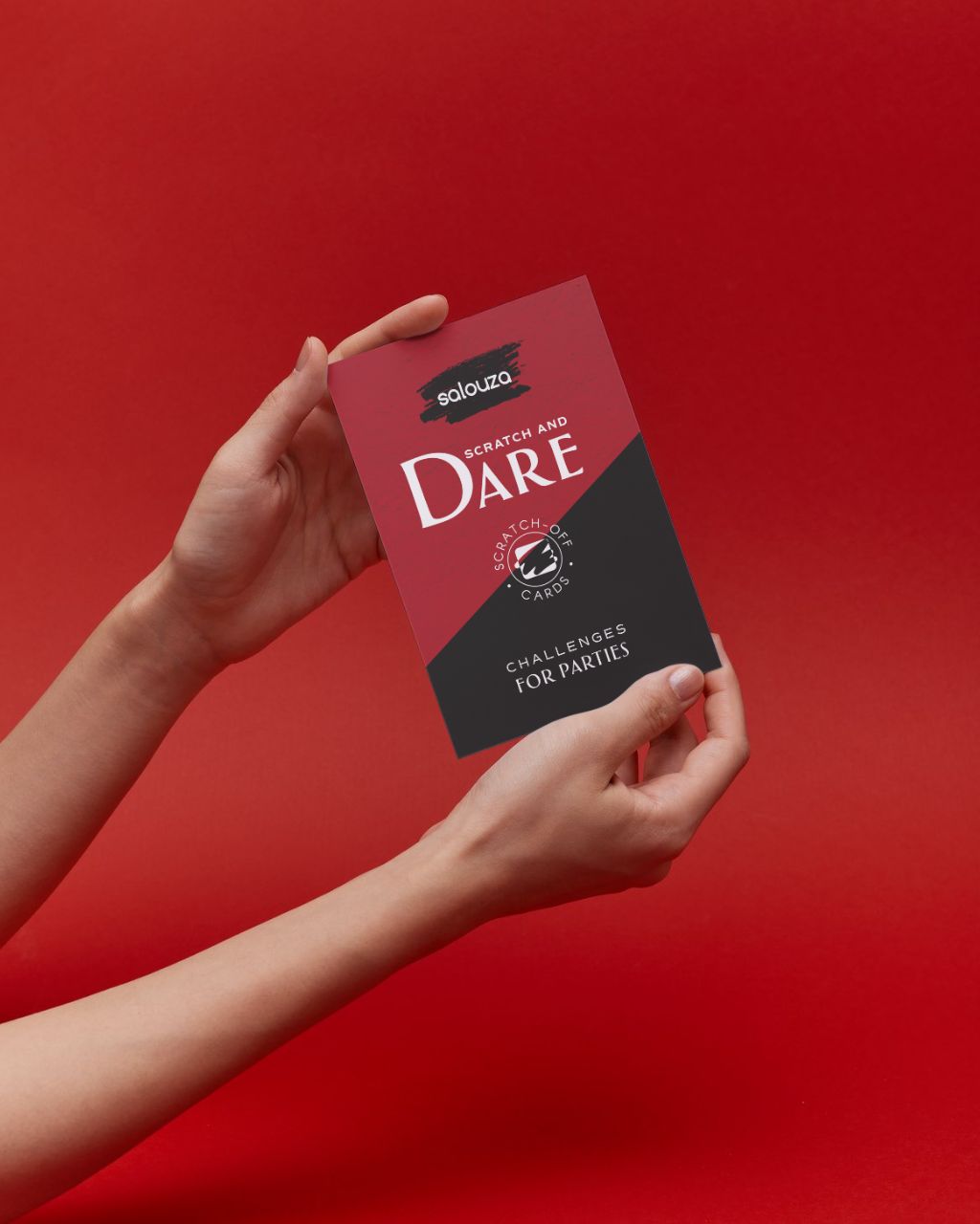 Scratch Off Cards and Poster set + Party game "Scratch and Dare"