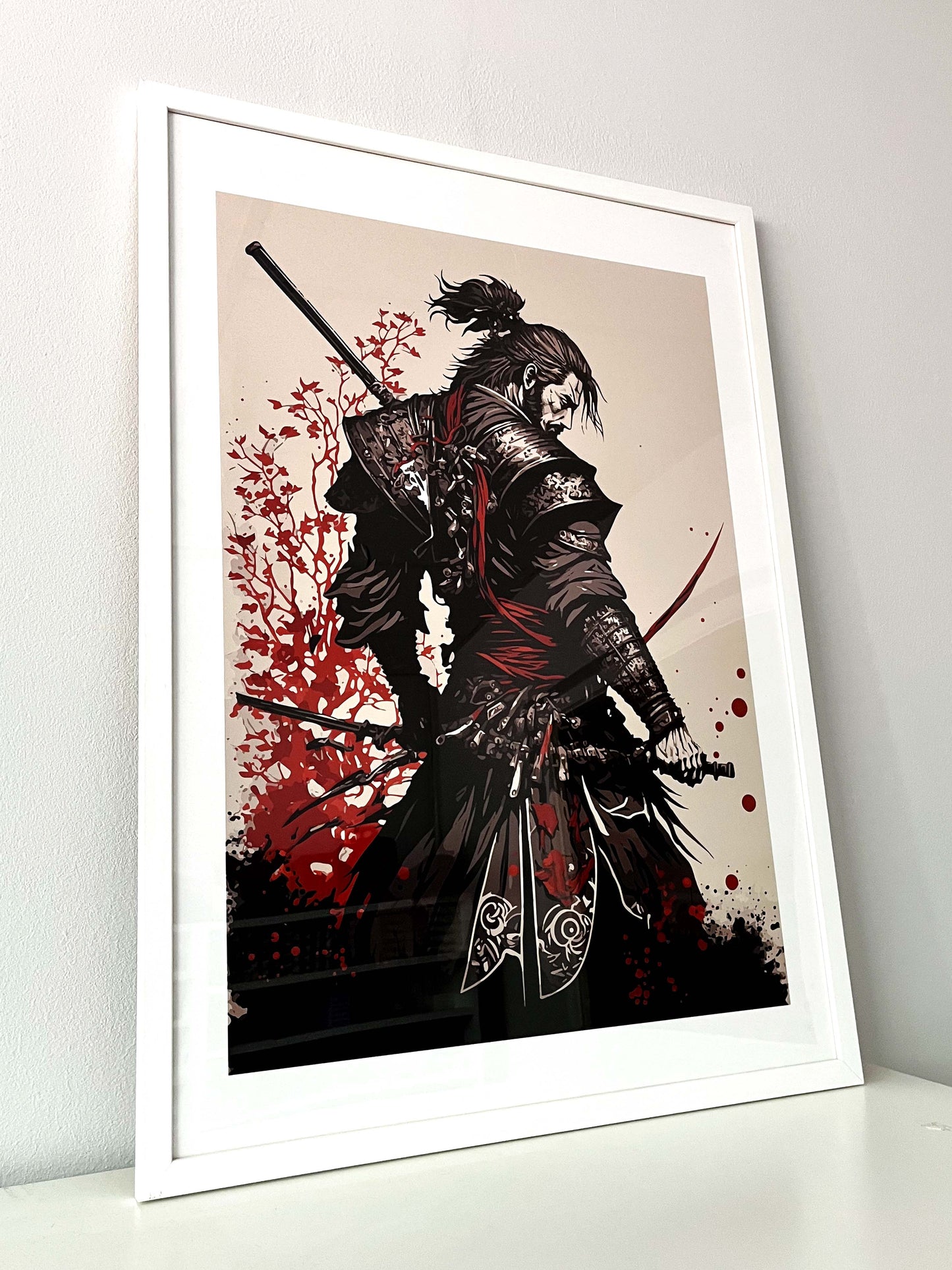 Funny UV varnish poster ,,Samurai"