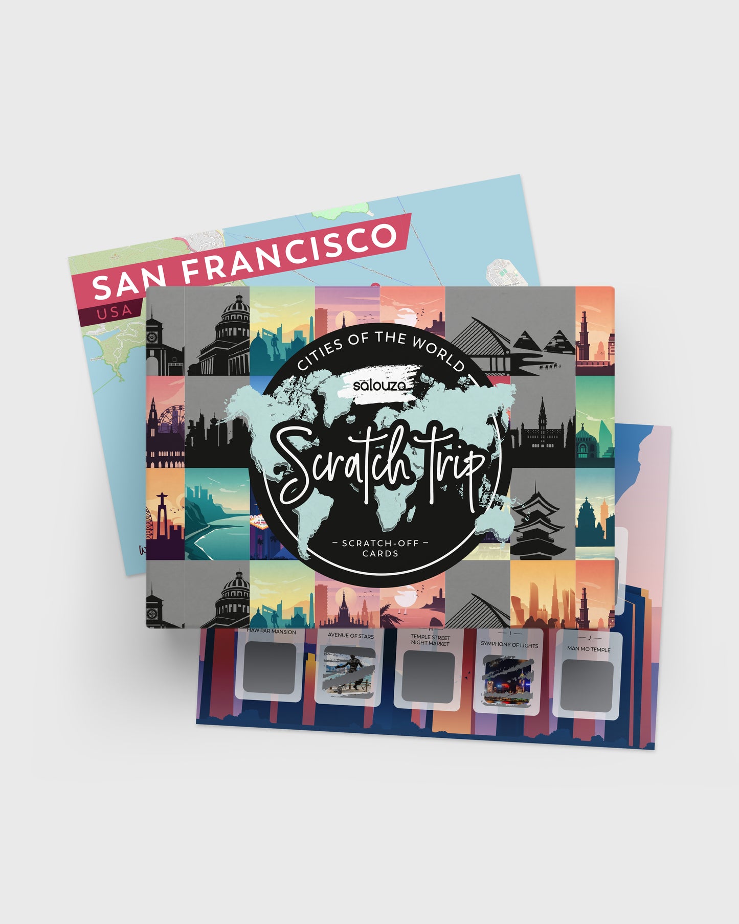 Scratch Off Cards - Bucket list - "Cities of the world"