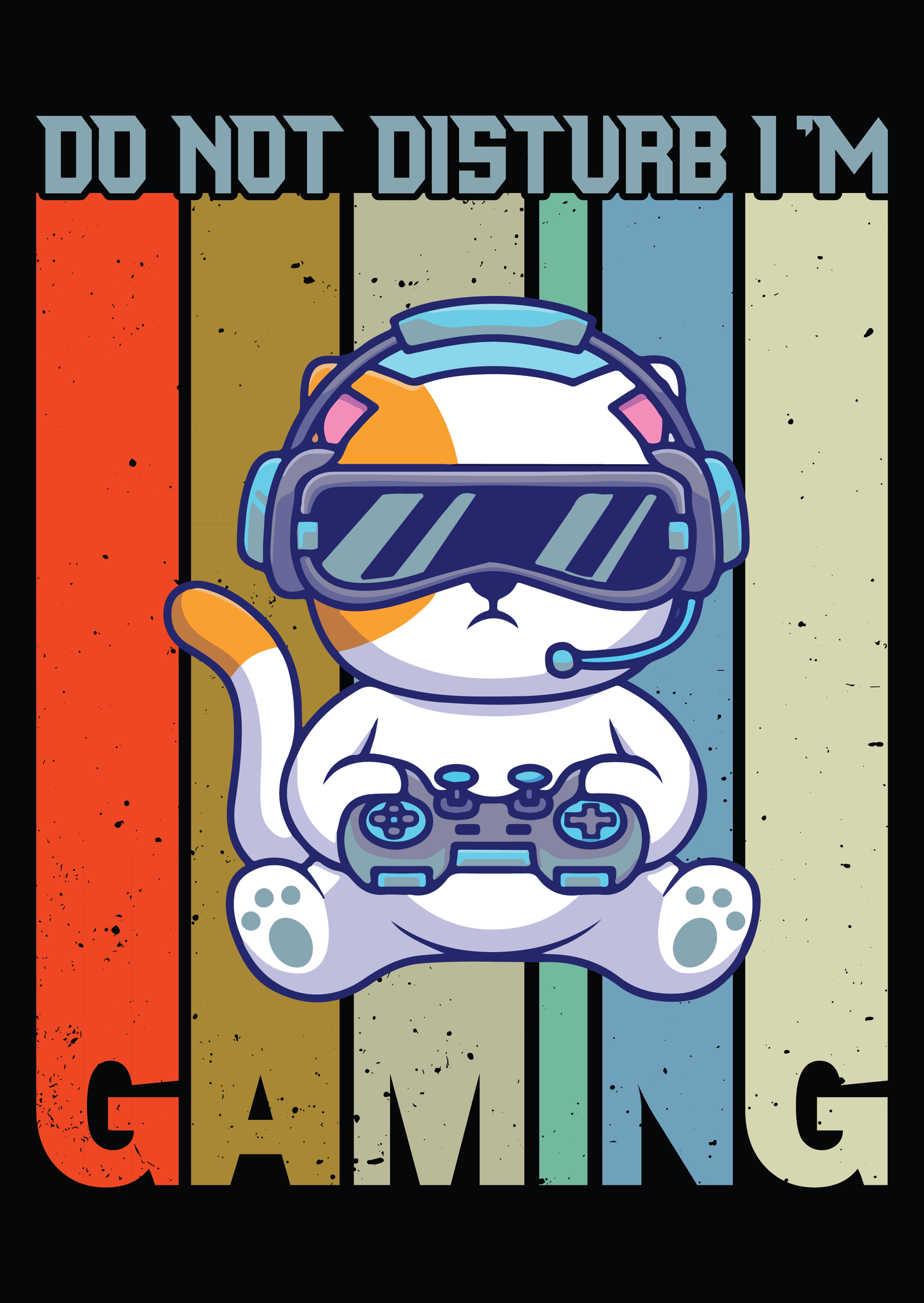 Funny UV varnish poster ,,Gaming"