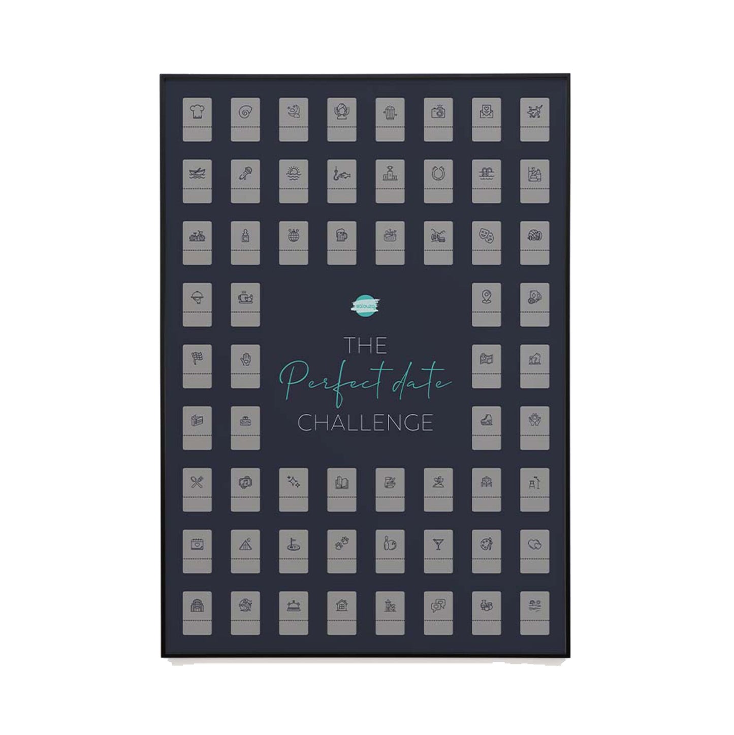 Scratch Off Cards and Poster set "Perfect Date"