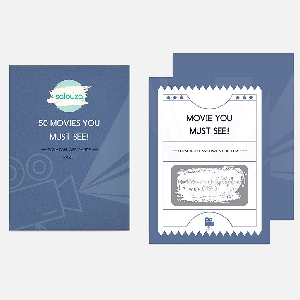 Scratch-off cards set "Movies you must see"