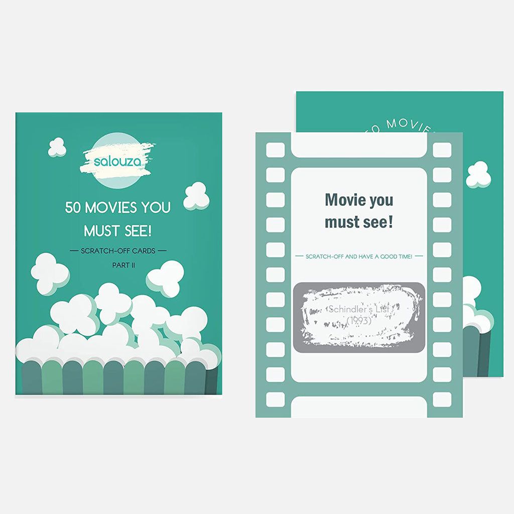 Scratch-off cards set "Movies you must see"