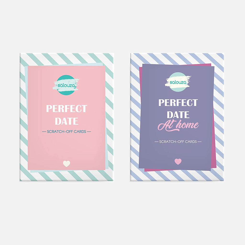 Scratch Off Cards and Poster set "Perfect Date"