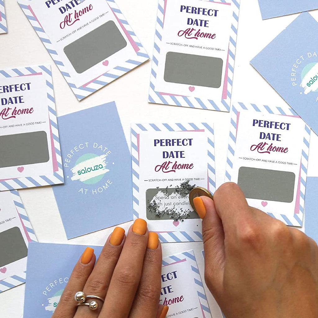 Scratch Off cards set "Perfect date"