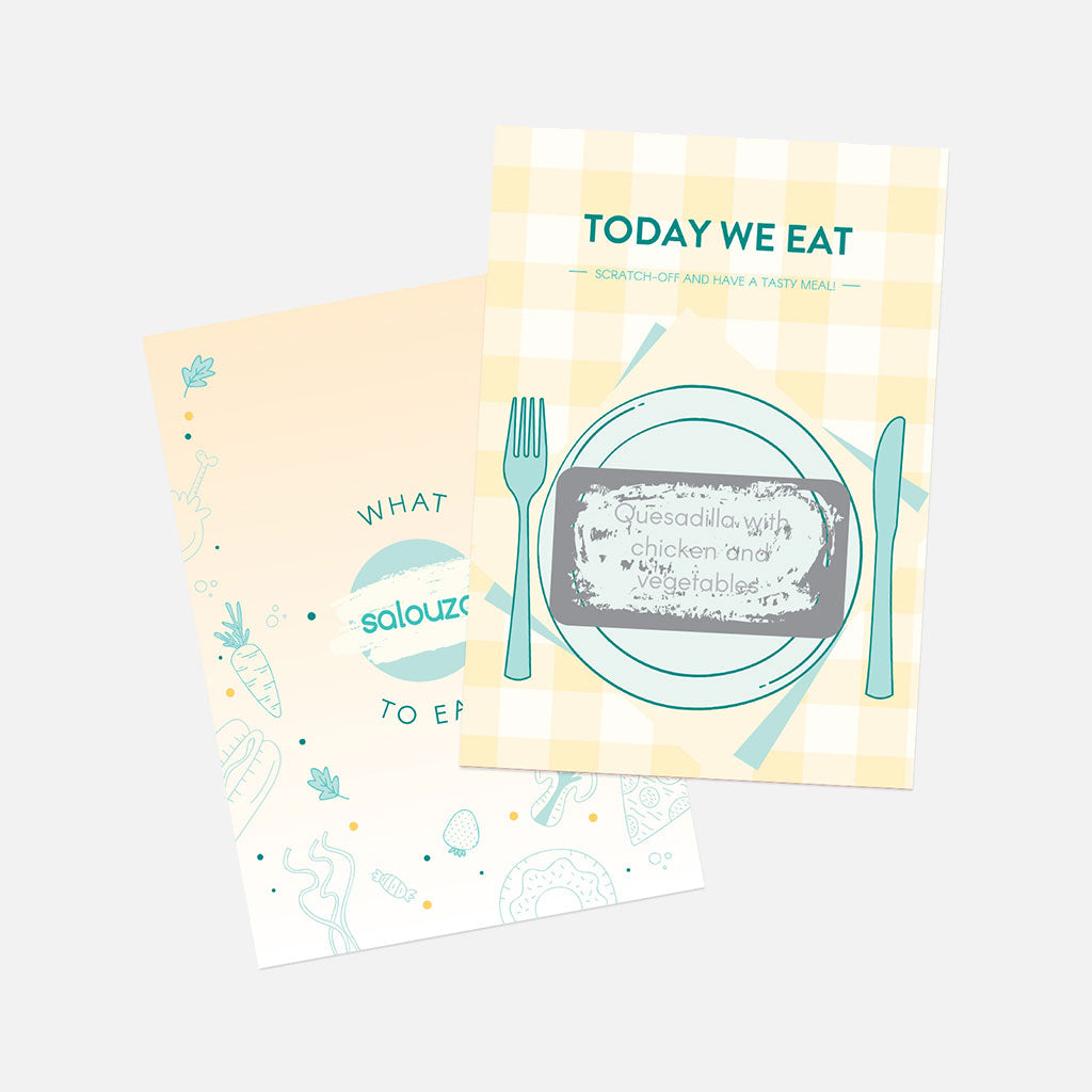 Scratch off cards "What to Eat?"