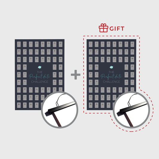 Scratch Off Poster "Perfect Date Challenge" 1+1 gift