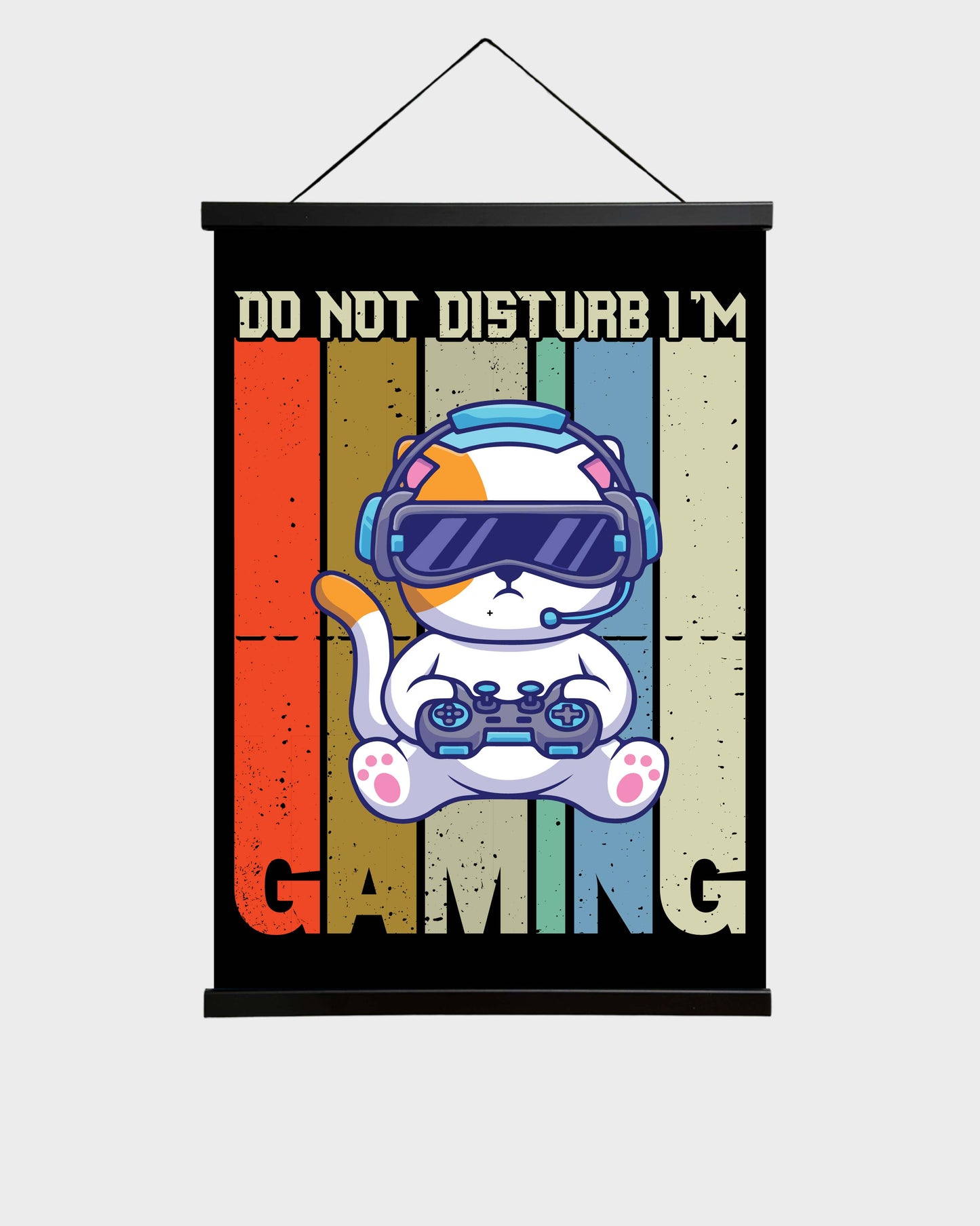 Funny UV varnish poster ,,Gaming"
