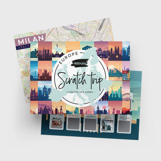 Scratch Off Cards - Bucket list - "Cities of Europe"