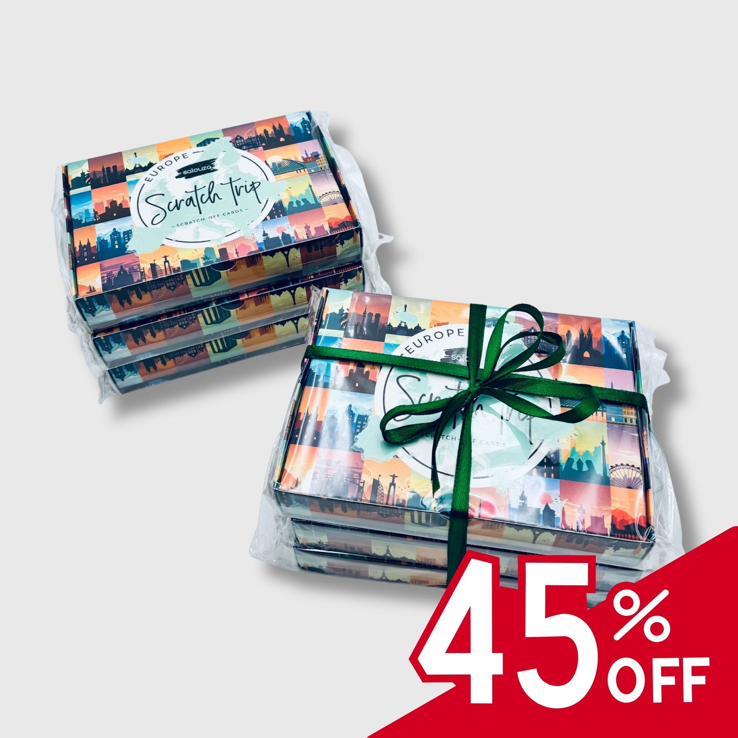 ULTIMATE Scratch Off Cards "Cities of Europe" Bundle