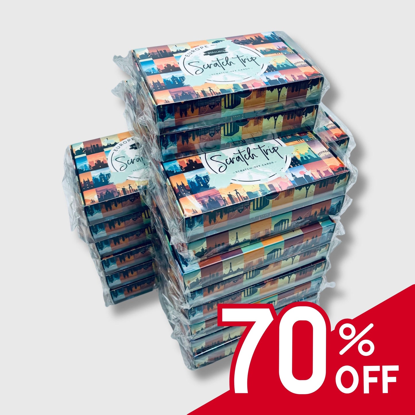 ULTIMATE Scratch Off Cards "Cities of Europe" Bundle