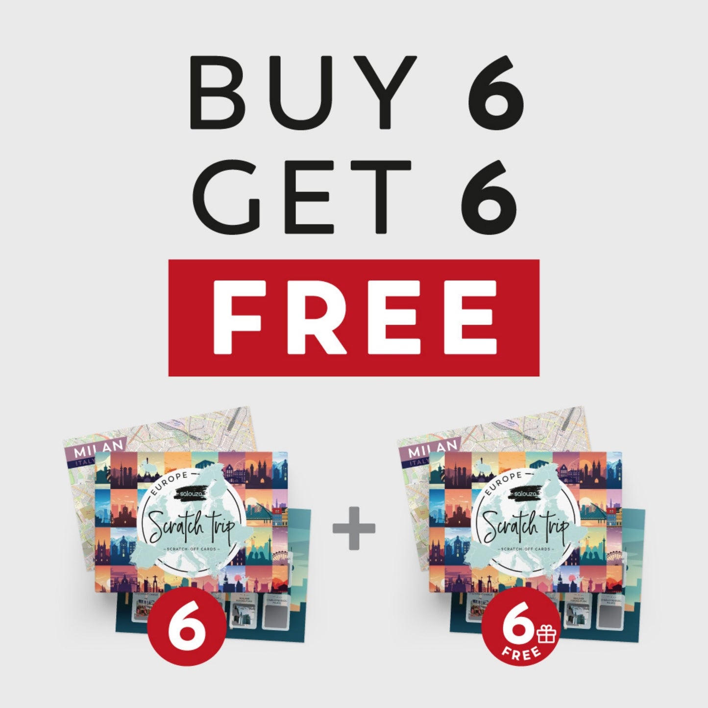 ULTIMATE Scratch Off Cards "Cities of Europe" Bundle