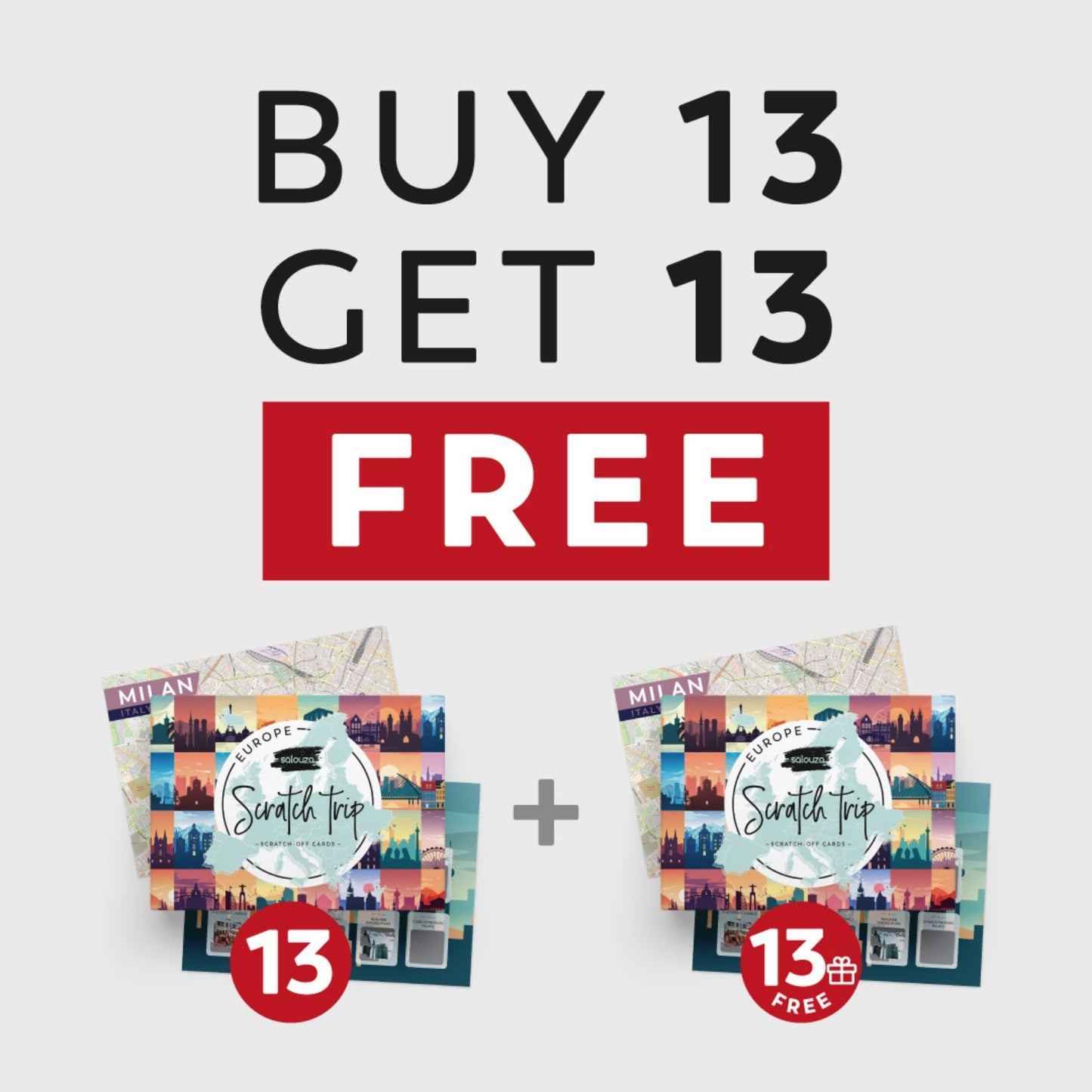 ULTIMATE Scratch Off Cards "Cities of Europe" Bundle