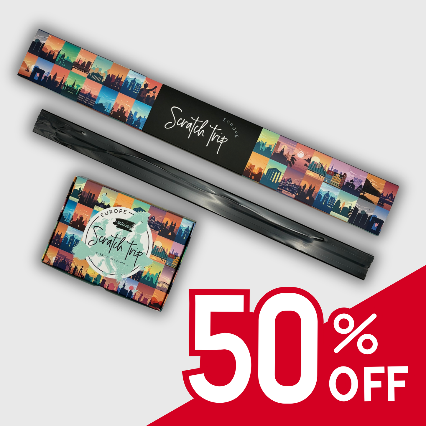 Scratch Off Cards - Bucket list - "Cities of Europe"