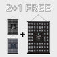 (2+1)  Scratch Off Poster Set