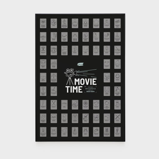 Scratch Off Poster "Movie Time! 2023/2024"