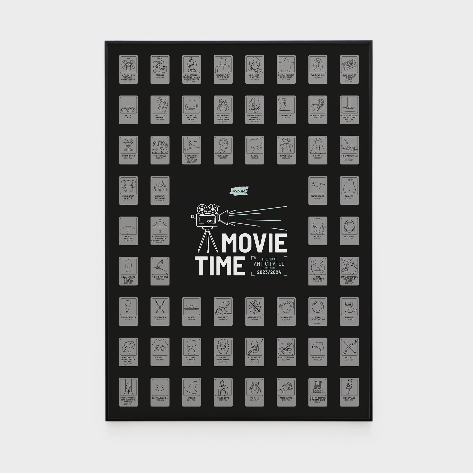 (2+1) Scratch Off Poster Set – Scratchtrip
